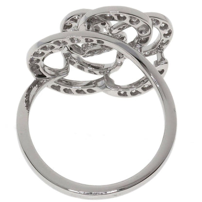 Chanel Camellia Diamond 51 Ring 18k White Gold — view 4