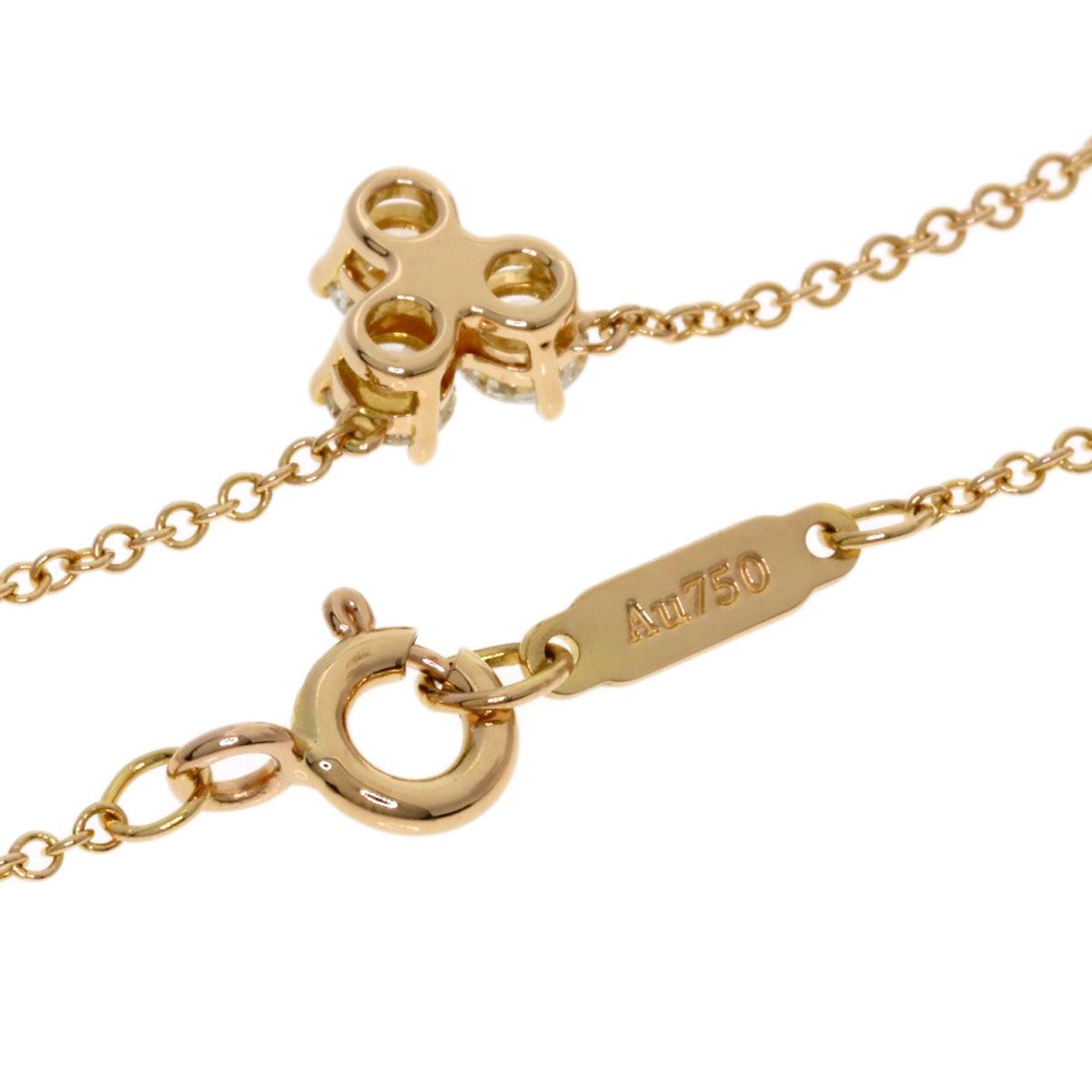 Tiffany & Co Aria Diamond Necklace 18k Pink Gold — view 2