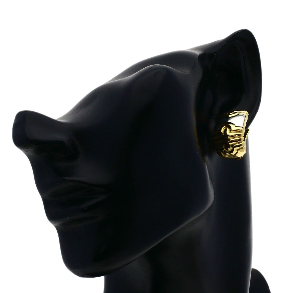 Bvlgari Parentesi Earrings 18k Yellow Gold SS — view 5