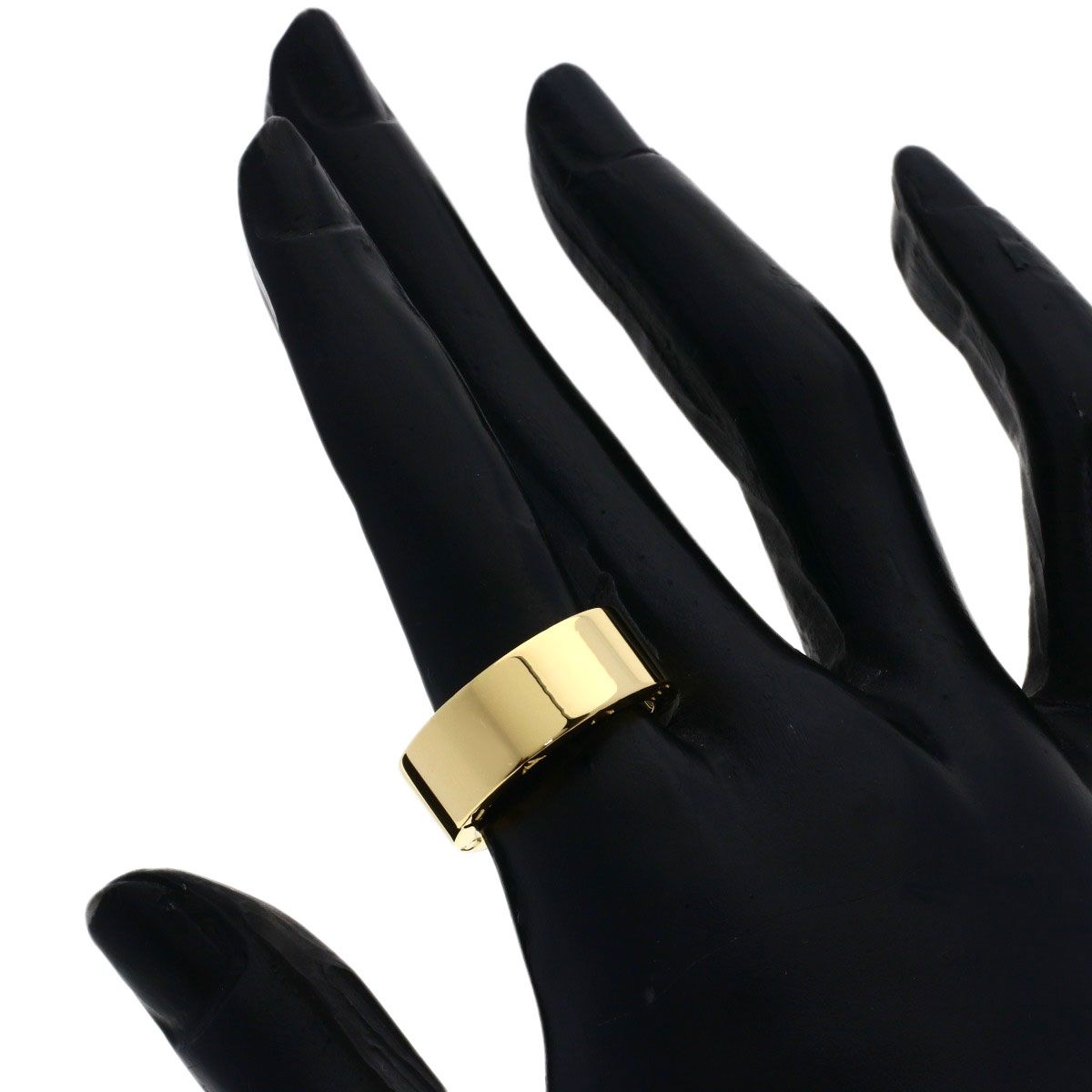 Chanel Signature Ring 18k Yellow Gold — view 7