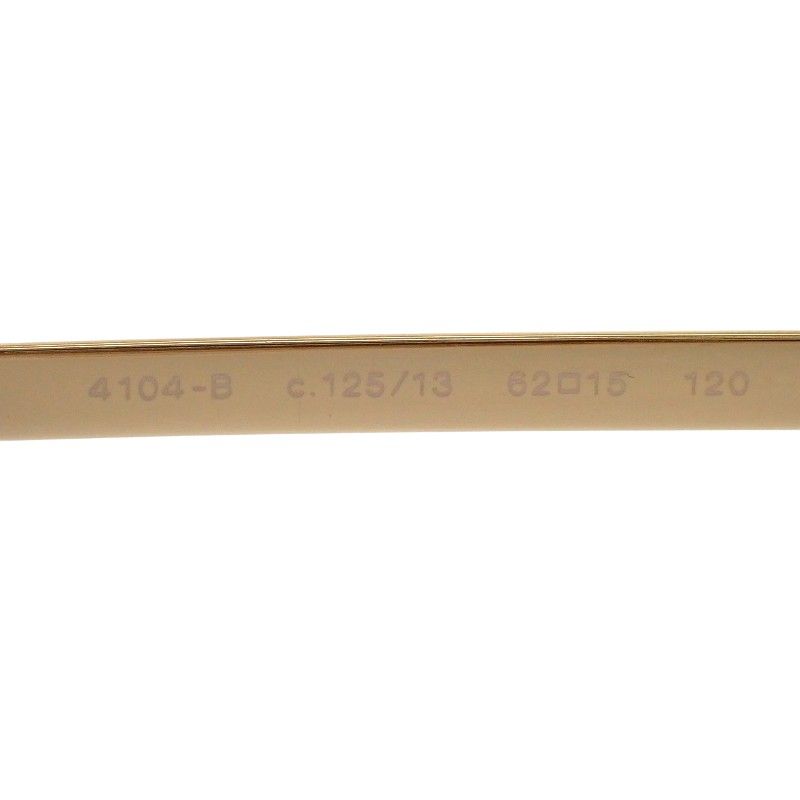 Chanel Half Frimless CC Logo Eyewear Sunglasses Rhinestone Gold Brown — view 8