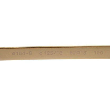 Chanel Half Frimless CC Logo Eyewear Sunglasses Rhinestone Gold Brown — view 8