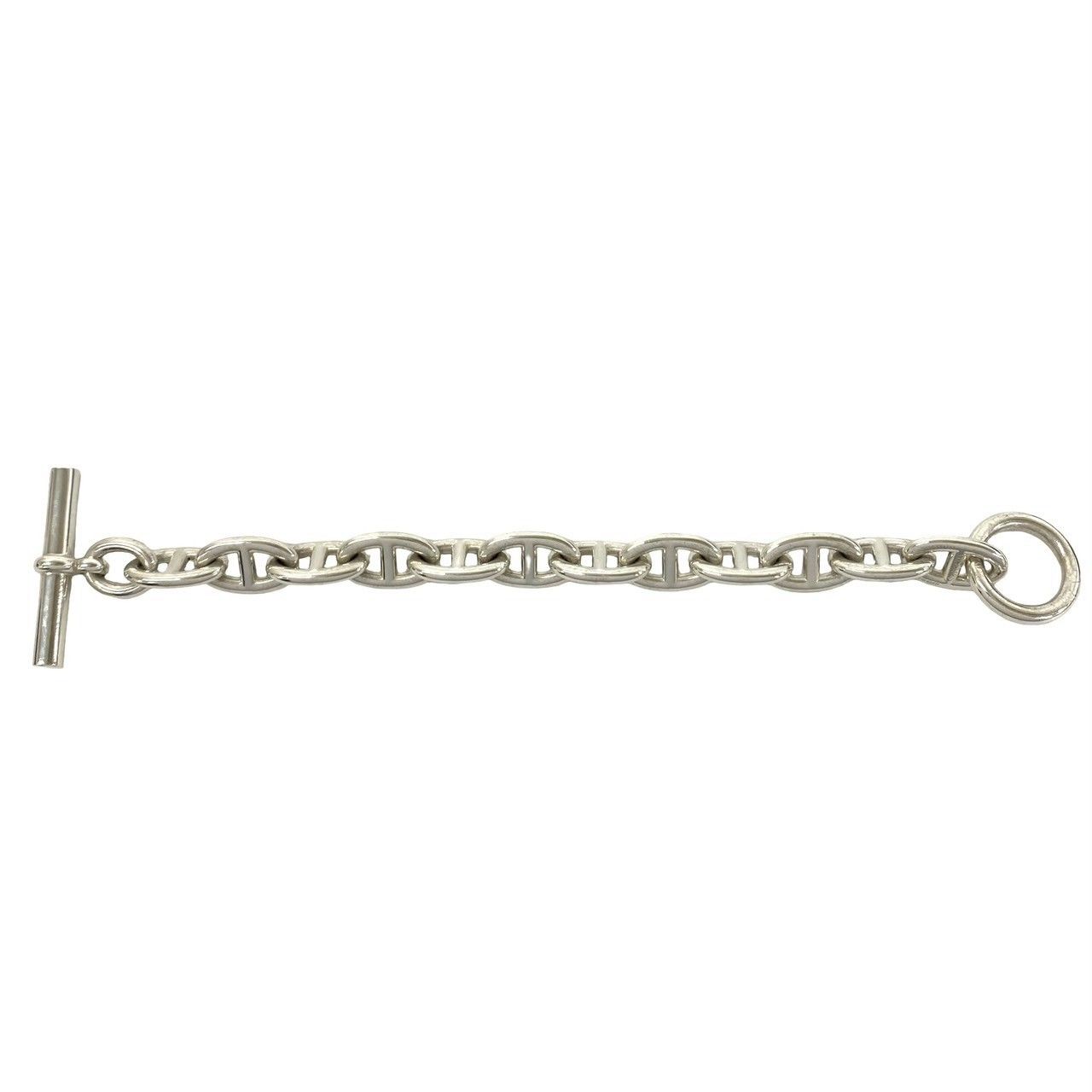 Hermes Chaine D'ancre TGM Bracelet 12 Pieces 925 Sterling Silver Chain — view 6
