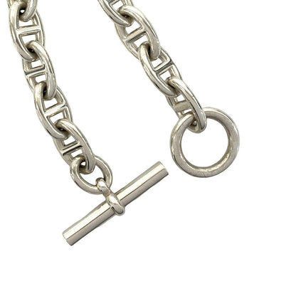 Hermes Chaine D'ancre TGM Bracelet 12 Pieces 925 Sterling Silver Chain — view 4