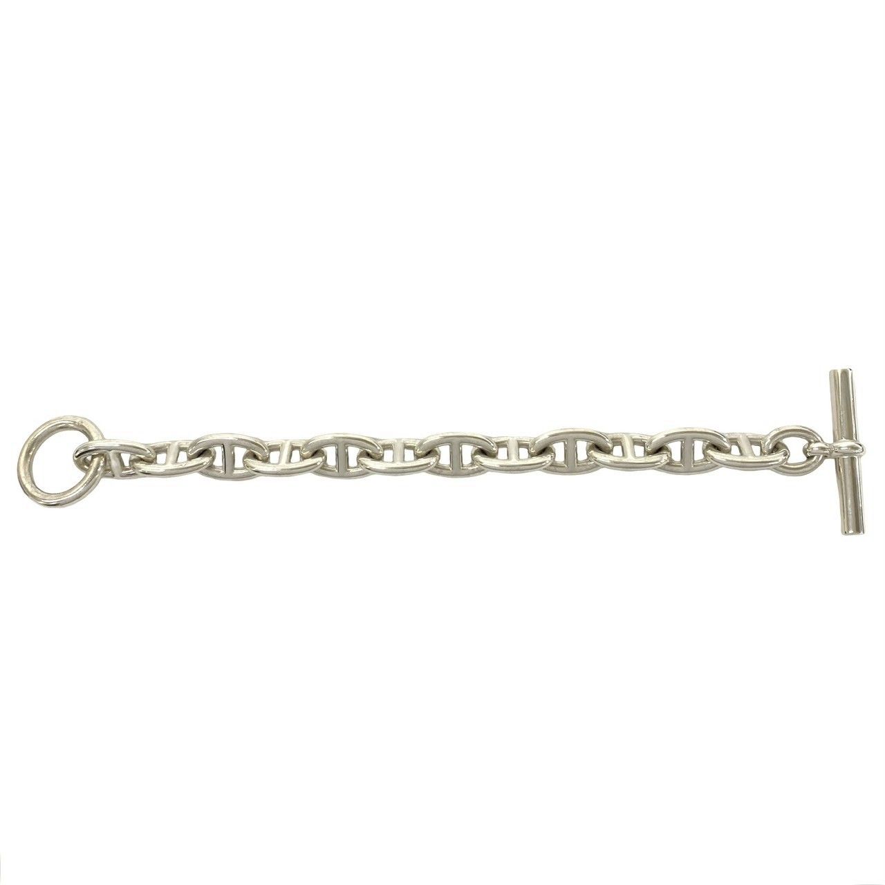 Hermes Chaine D'ancre TGM Bracelet 12 Pieces 925 Sterling Silver Chain — view 5