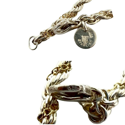 Tiffany & Co Twist Loop Bracelet 925 Sterling Silver Gold — view 3