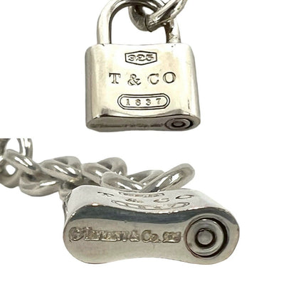 Tiffany & Co Padlock Bracelet 925 Sterling Silver Chain — view 3