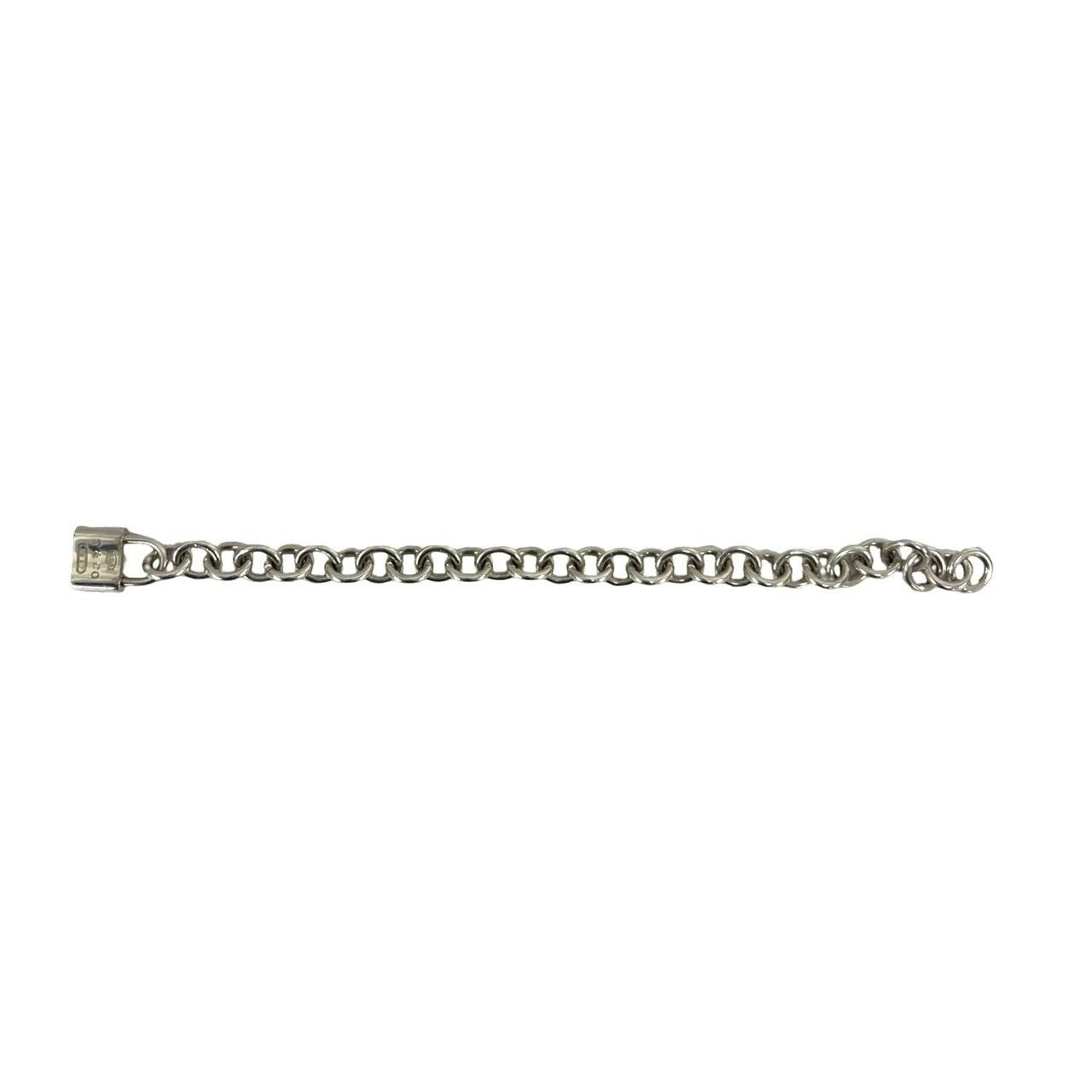 Tiffany & Co Padlock Bracelet 925 Sterling Silver Chain — view 5