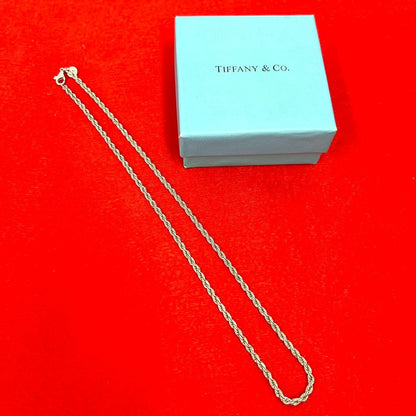 Tiffany & Co Vintage Twist Necklace 925 Sterling Silver