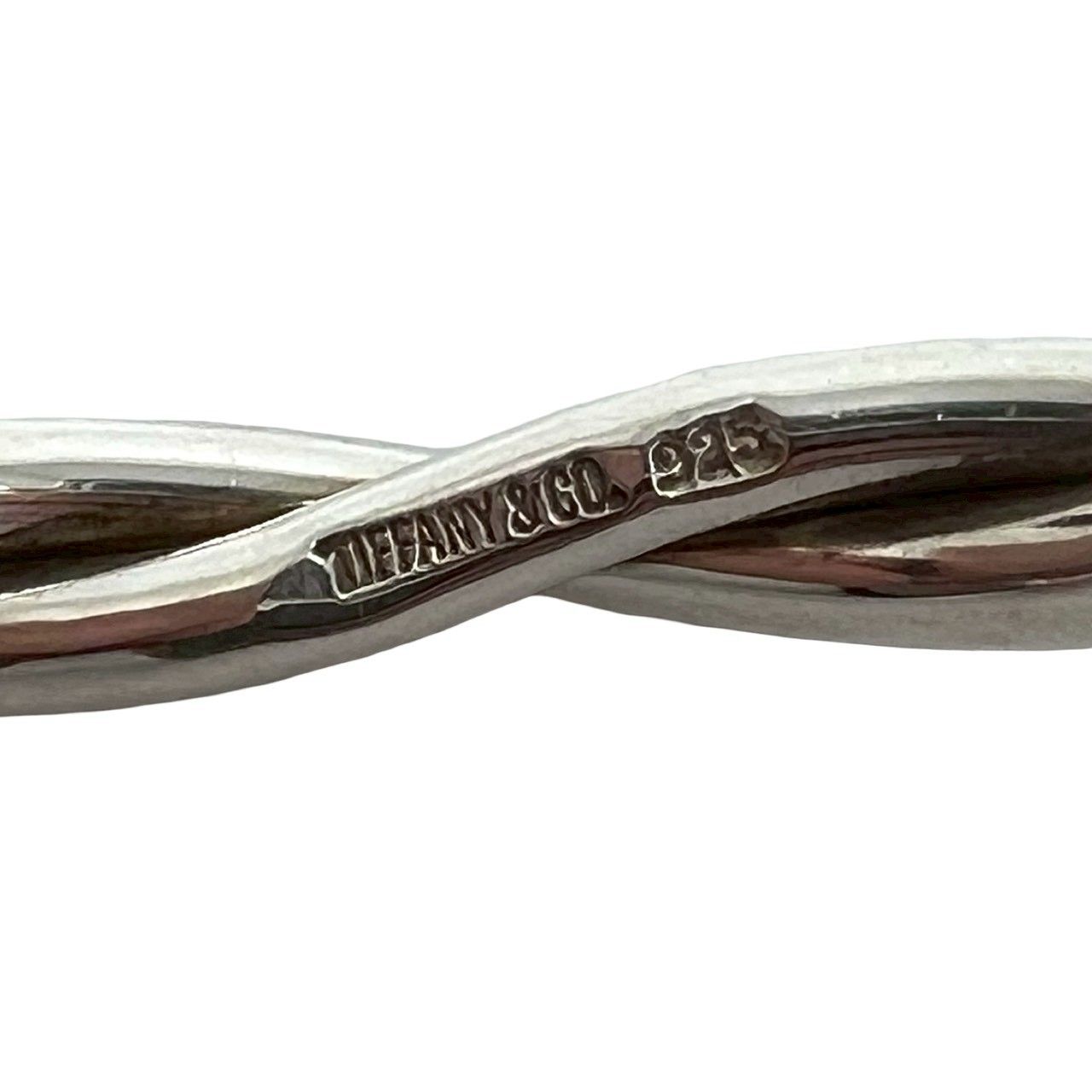 Tiffany & Co Vintage Twist Bangle 925 Sterling Silver Bracelet — view 2