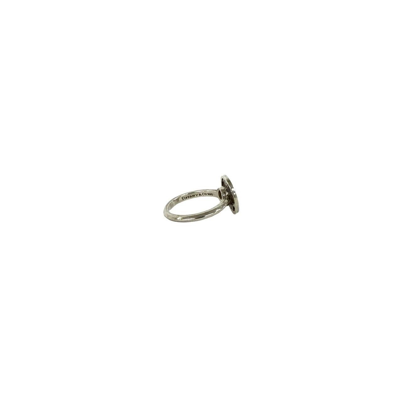 Tiffany & Co Vintage Atlas Medallion Ring 925 Sterling Silver — view 5