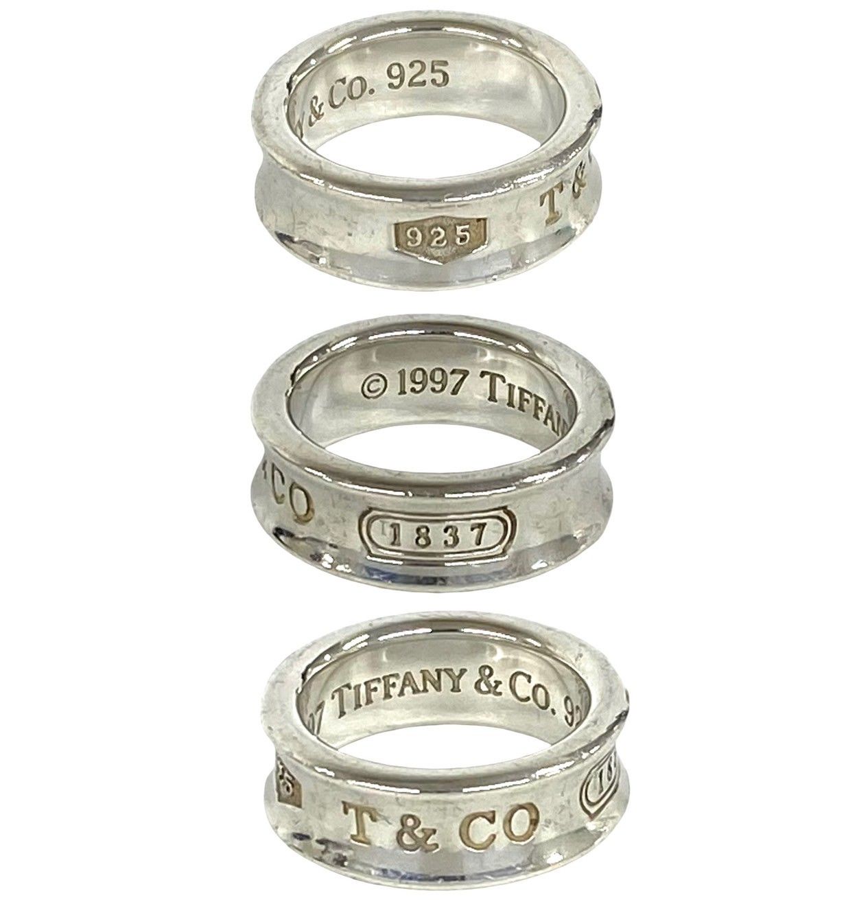 Tiffany & Co Narrow Ring 925 Sterling Silver — view 3
