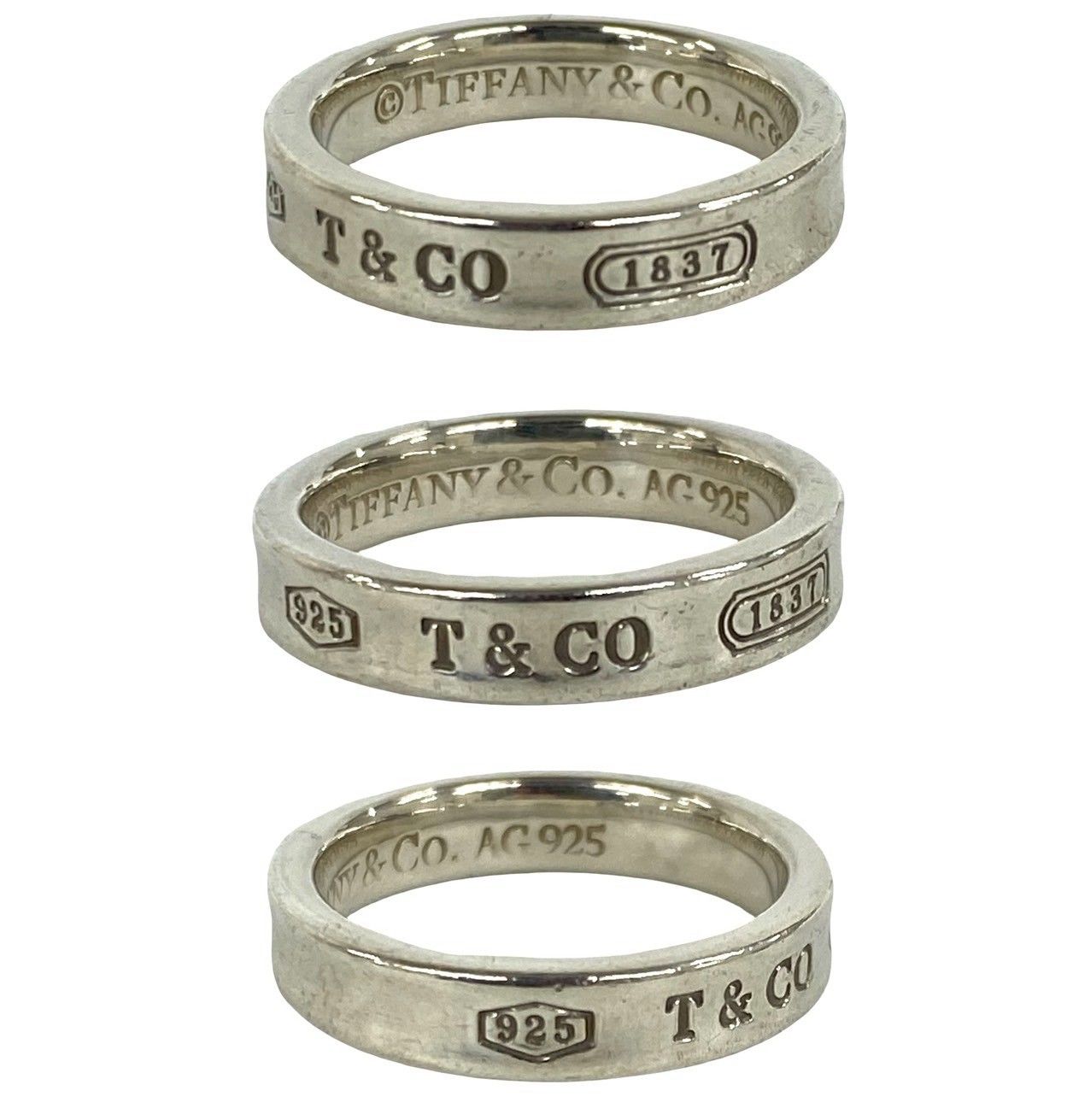 Tiffany & Co Narrow Ring 925 Sterling Silver — view 3