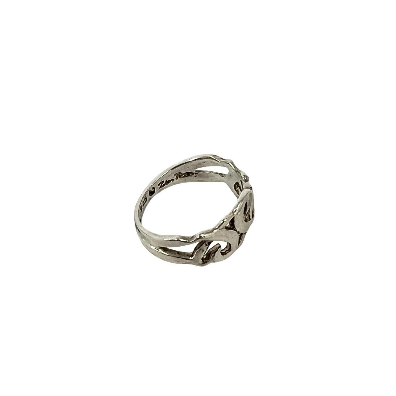 Tiffany & Co Vintage Loving Heart Ring 925 Sterling Silver — view 5