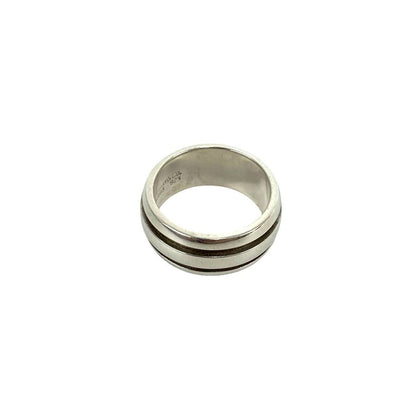 Tiffany & Co Vintage Grouped Double Line Ring 925 Sterling Silver No 14 — view 6