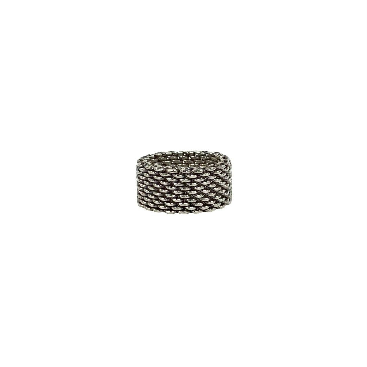Tiffany & Co Vintage Somerset Ring 925 Sterling Silver — view 5