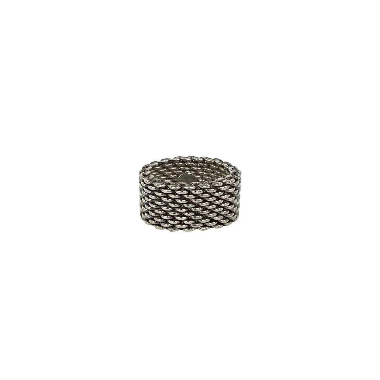 Tiffany & Co Vintage Somerset Ring 925 Sterling Silver — view 4
