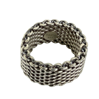 Tiffany & Co Vintage Somerset Ring 925 Sterling Silver — view 3