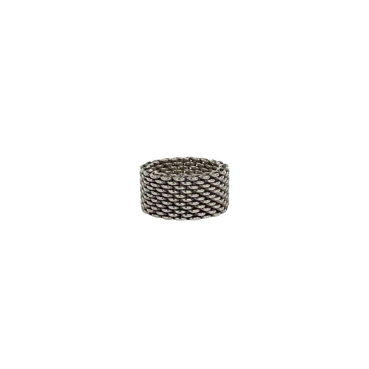Tiffany & Co Vintage Somerset Ring 925 Sterling Silver — view 6