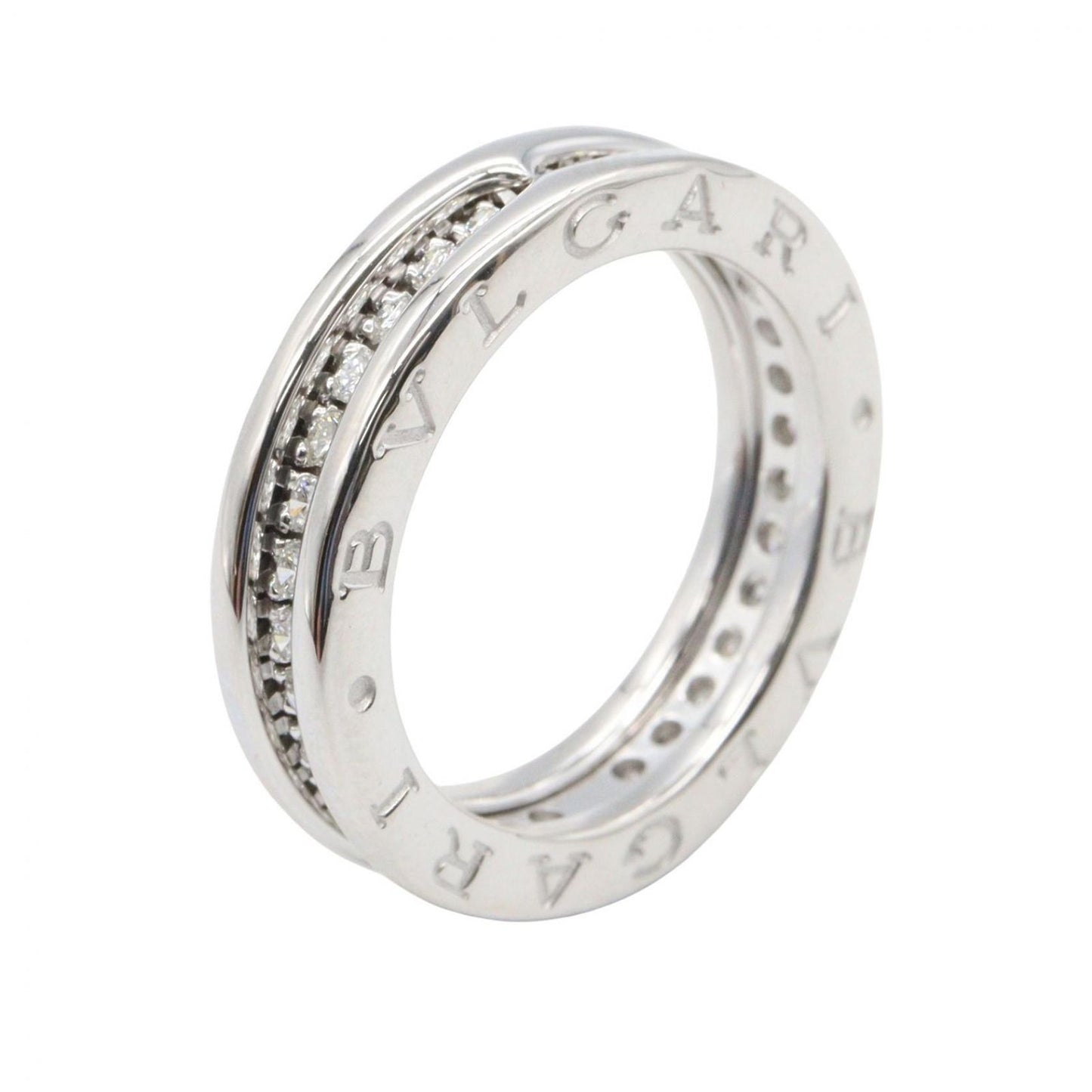Bvlgari Ring B-zero One Diamond 18k White Gold — view 3
