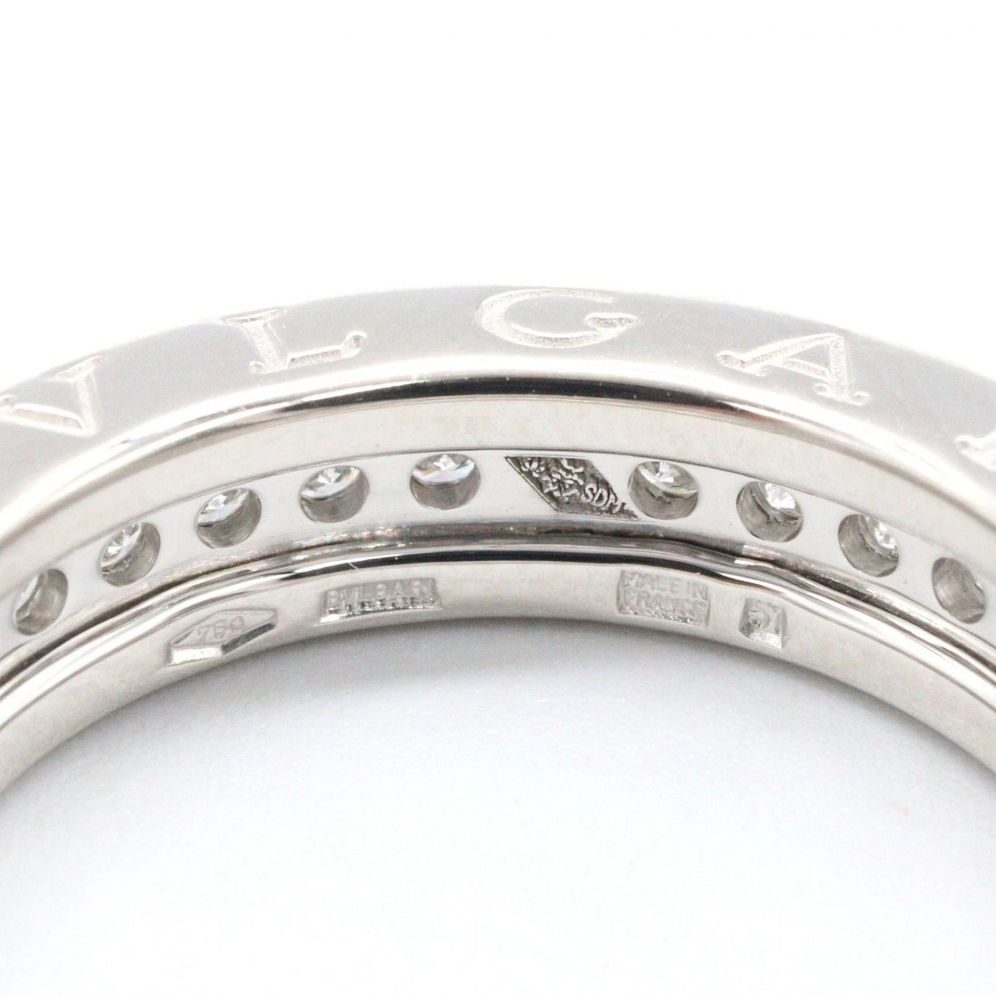 Bvlgari Ring B-zero One Diamond 18k White Gold — view 4