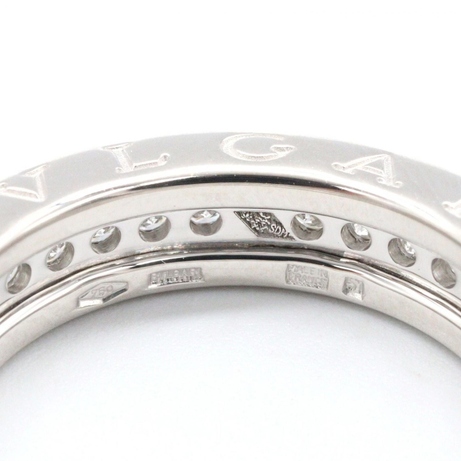 Bvlgari Ring B-zero One Diamond 18k White Gold — view 4