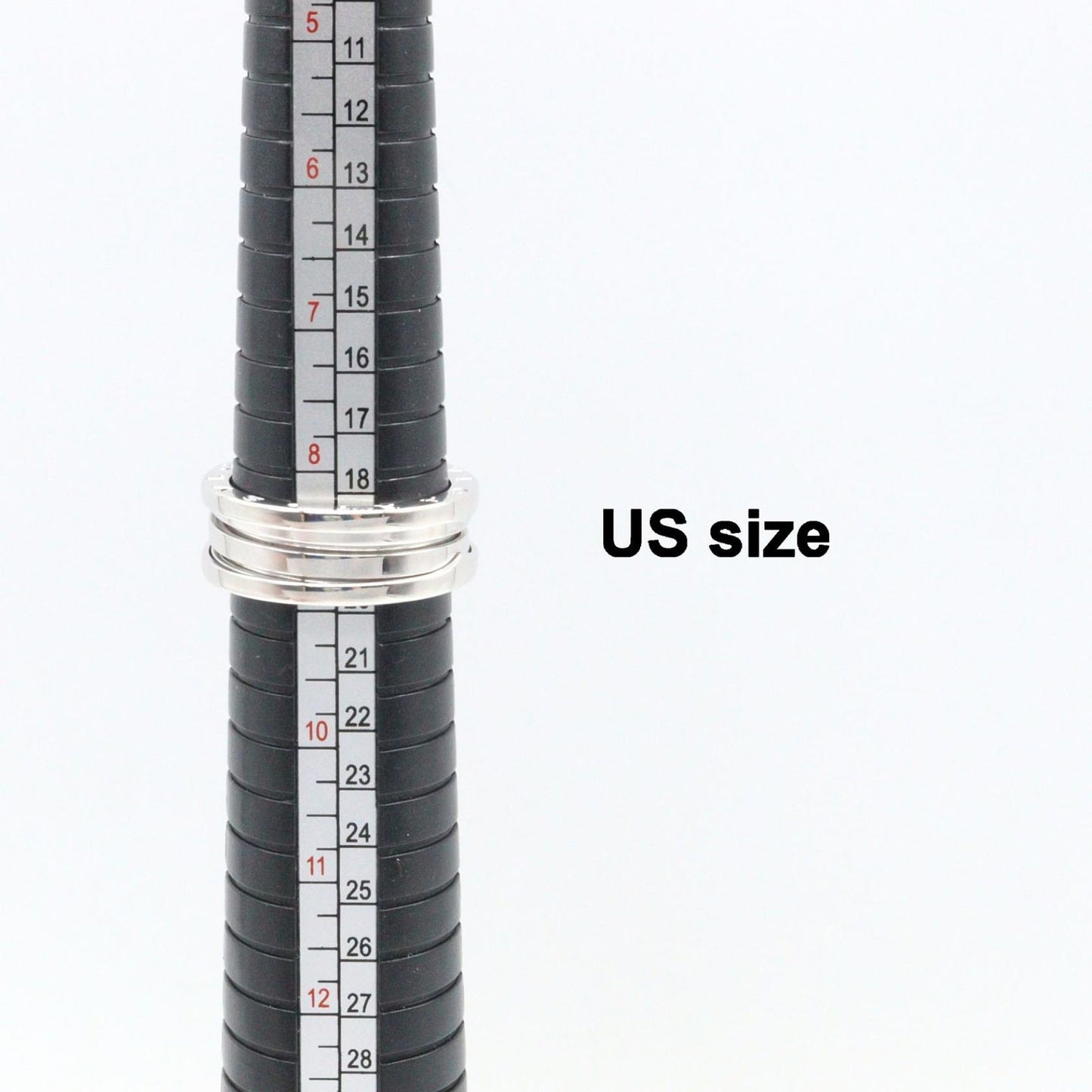 Bvlgari Ring B-zero One Band 18k White Gold — view 7