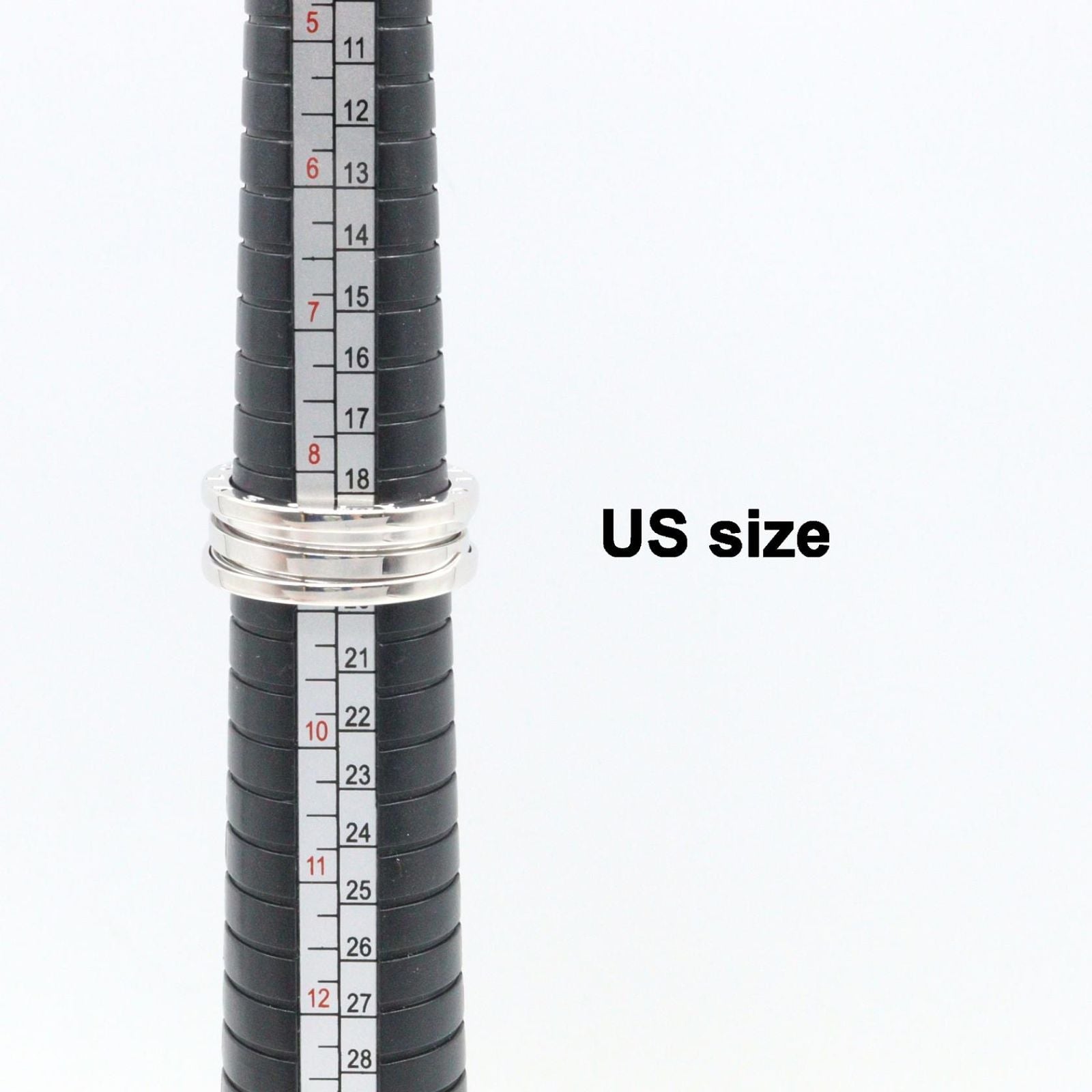 Bvlgari Ring B-zero One Band 18k White Gold — view 7
