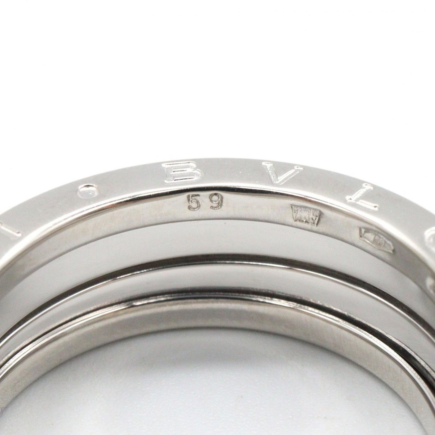 Bvlgari Ring B-zero One Band 18k White Gold — view 5