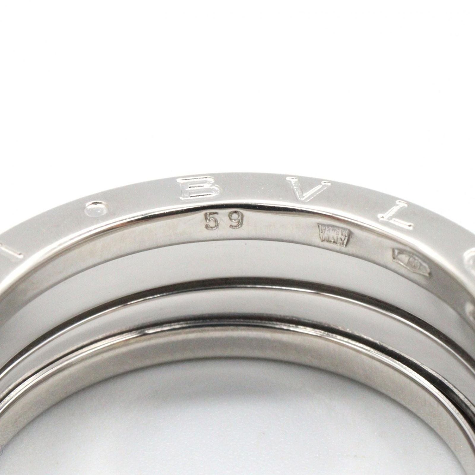 Bvlgari Ring B-zero One Band 18k White Gold — view 5