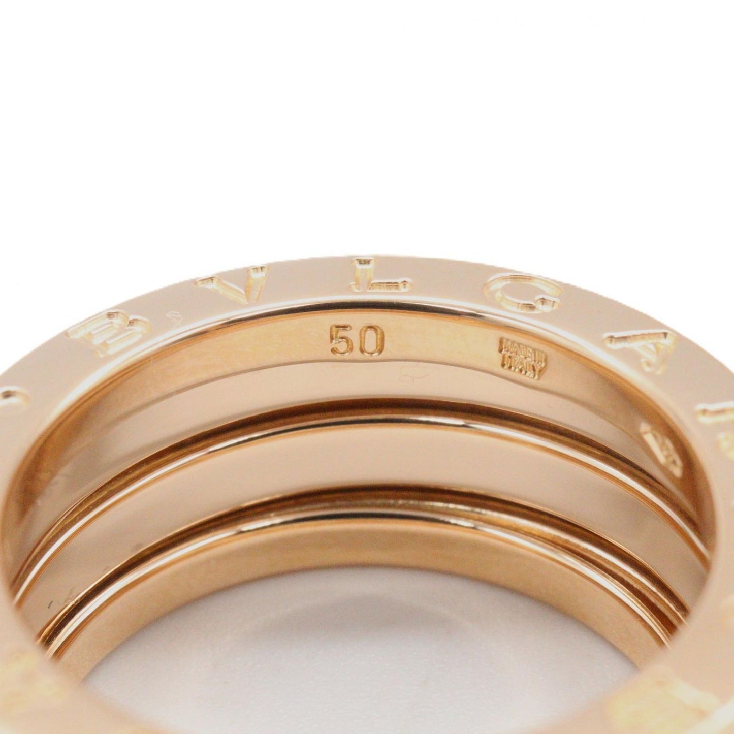 Bvlgari Ring B-zero One Band 18k Pink Gold — view 5