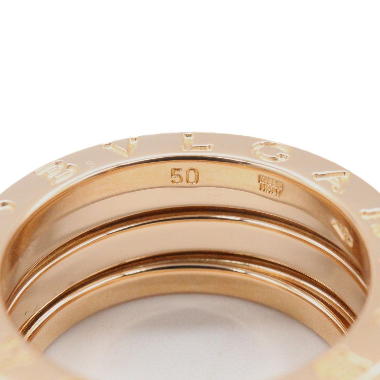 Bvlgari Ring B-zero One Band 18k Pink Gold — view 5