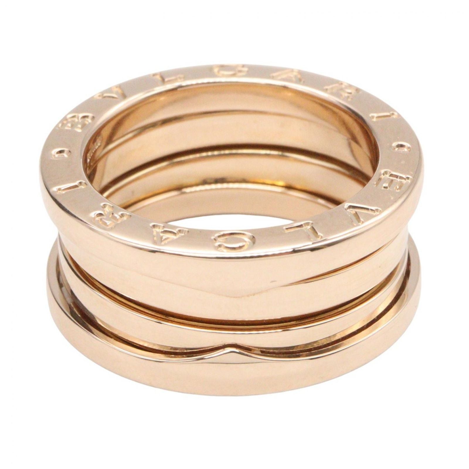 Bvlgari Ring B-zero One Band 18k Pink Gold — view 2