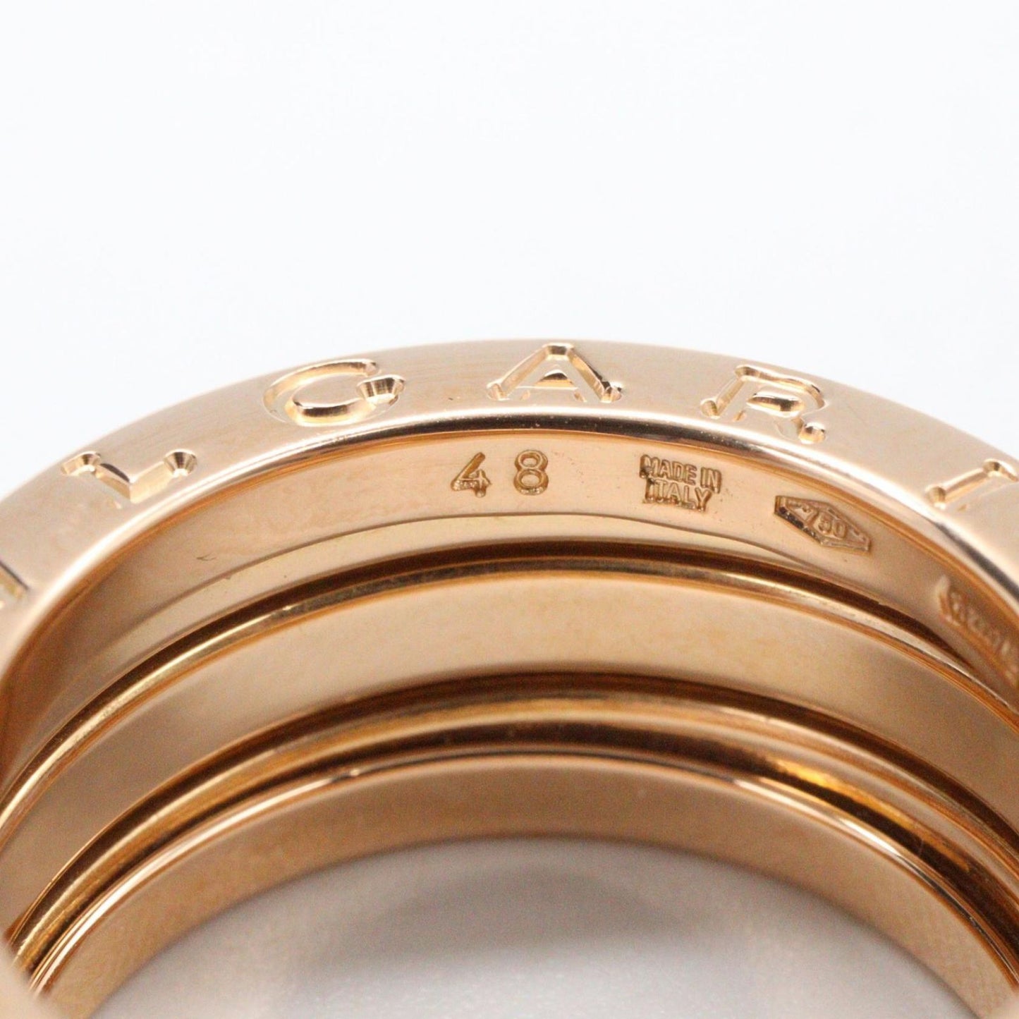 Bvlgari Ring B-zero One Band 18k Pink Gold — view 5