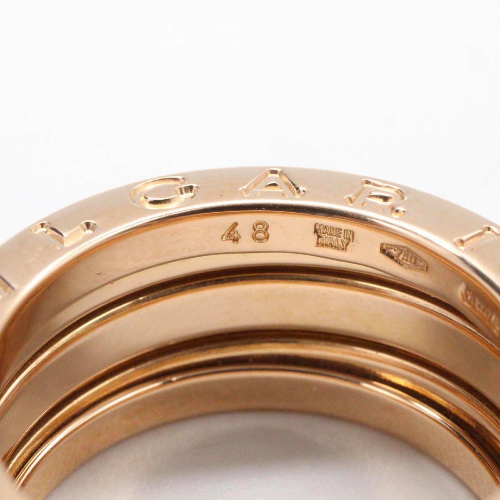 Bvlgari Ring B-zero One Band 18k Pink Gold — view 5
