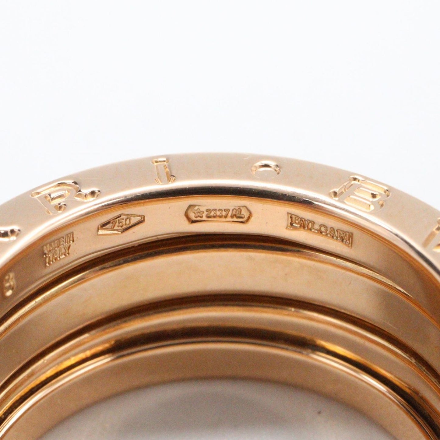 Bvlgari Ring B-zero One Band 18k Pink Gold — view 4