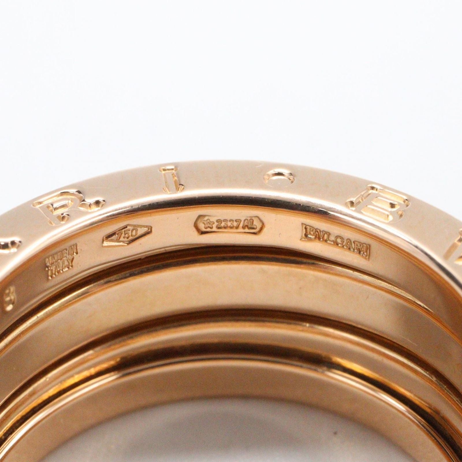 Bvlgari Ring B-zero One Band 18k Pink Gold — view 4