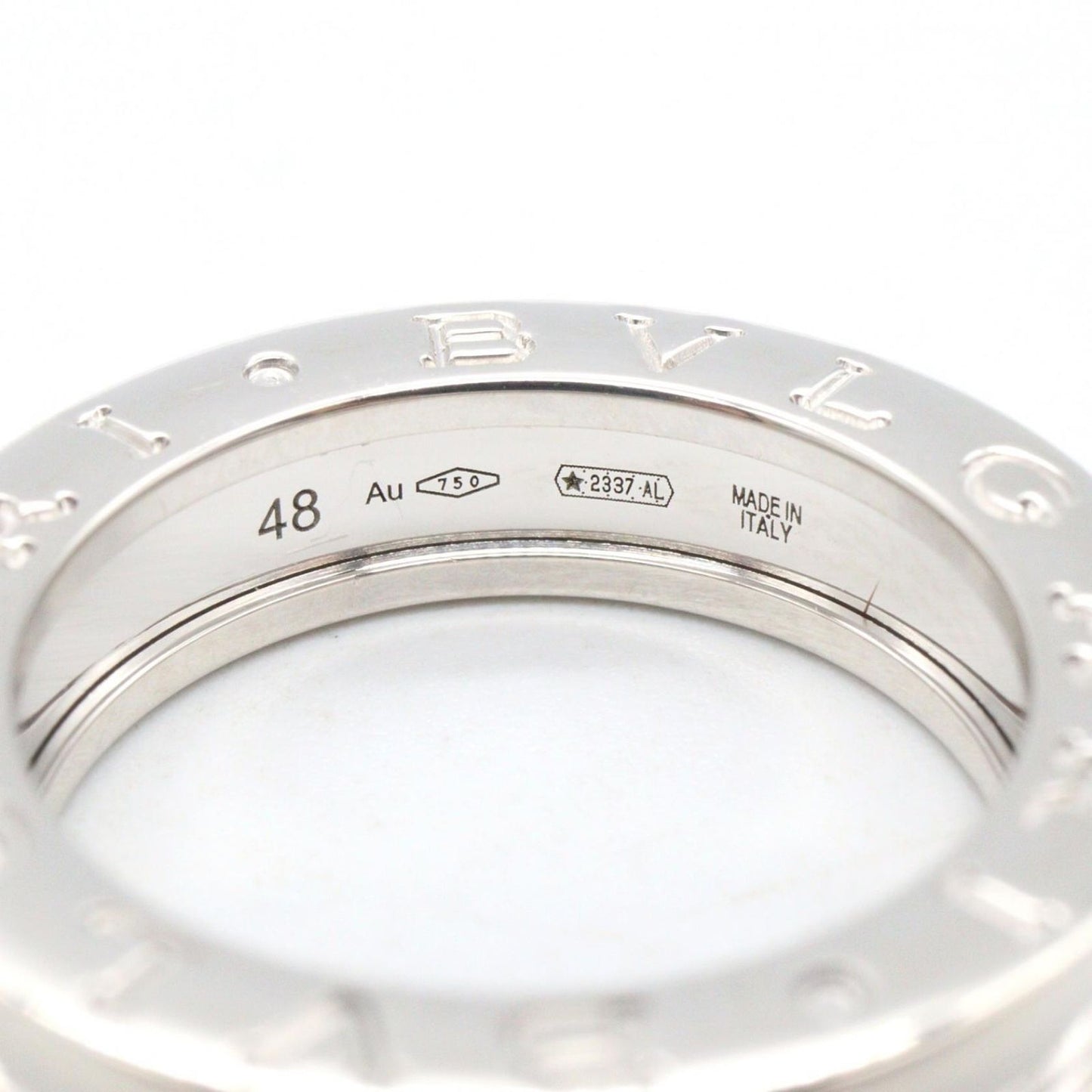 Bvlgari Ring B-zero One Band 18k White Gold — view 4