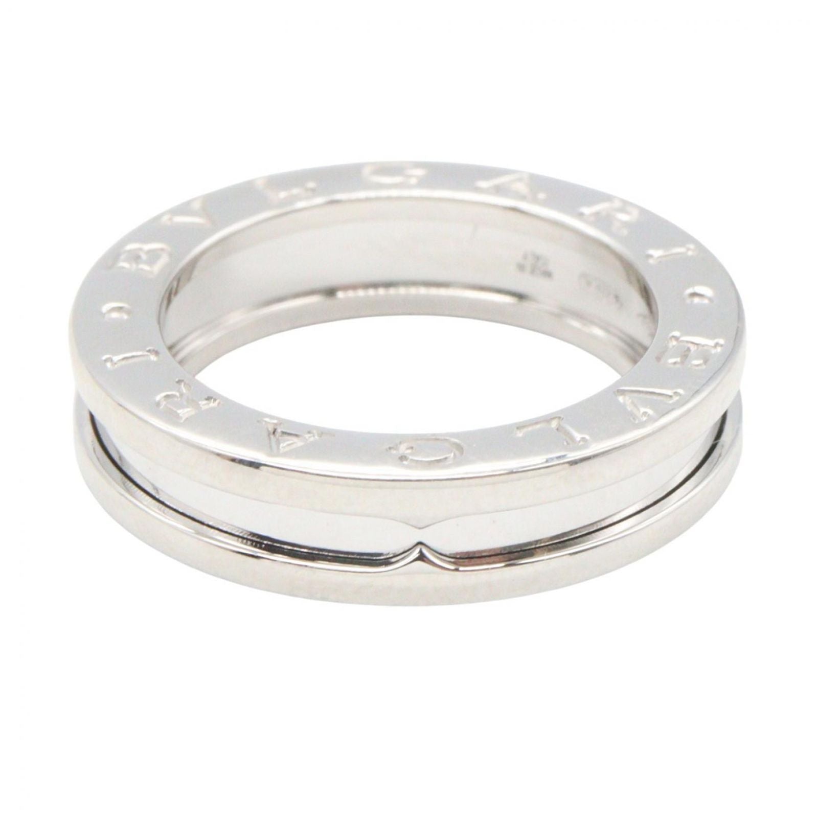 Bvlgari Ring B-zero One Band 18k White Gold — view 2