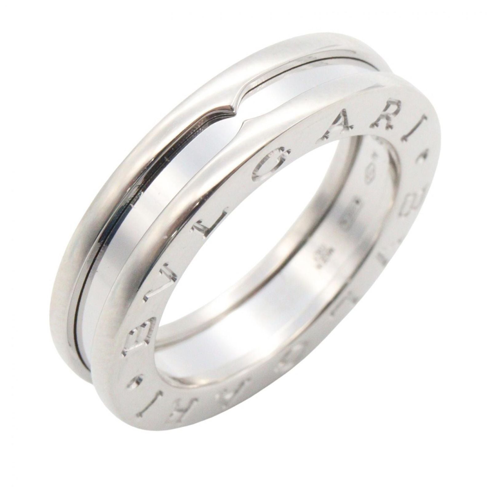 Bvlgari Ring B-zero One Band 18k White Gold