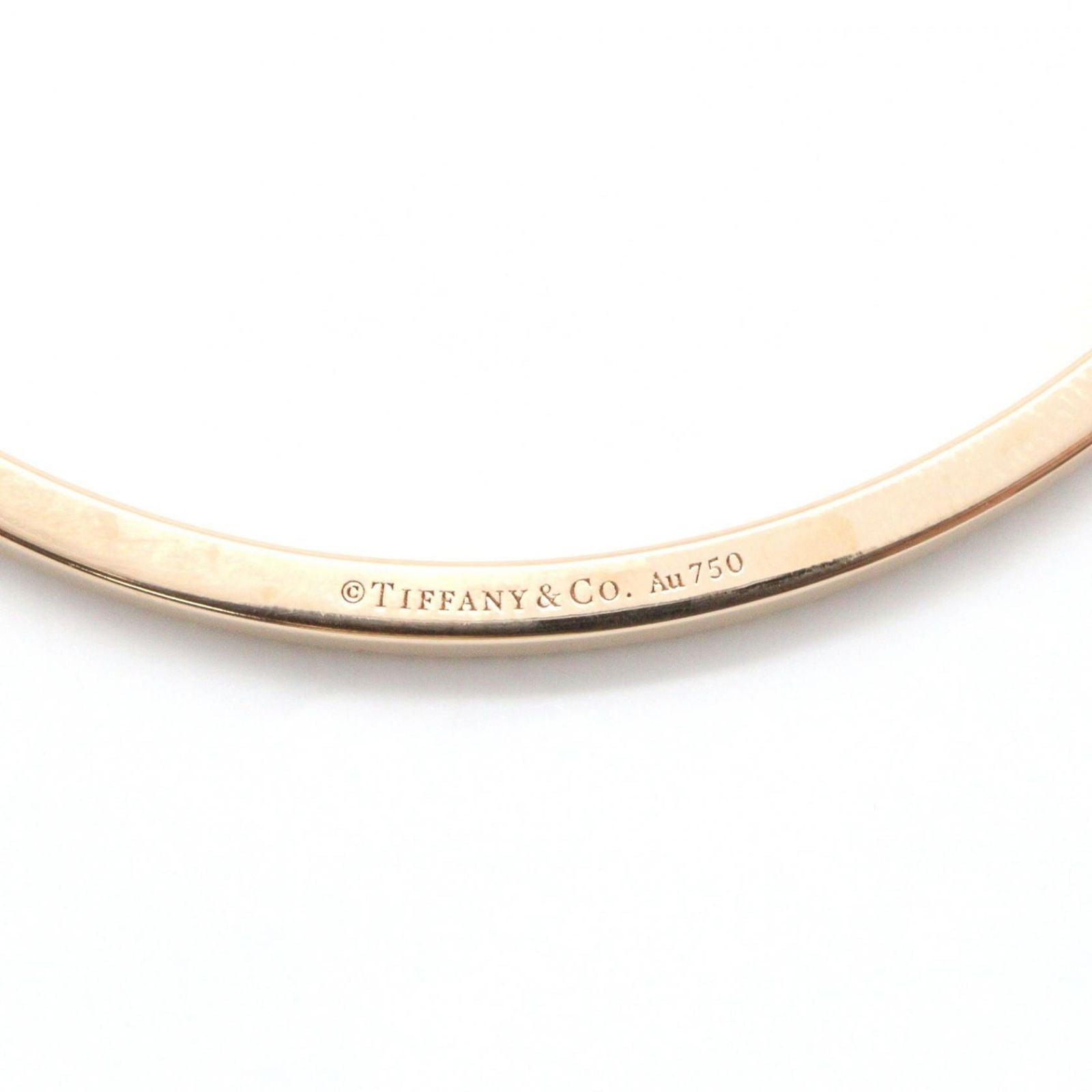 Tiffany & Co Necklace T Smile Diamond 41 46 cm 18k Pink Gold — view 5