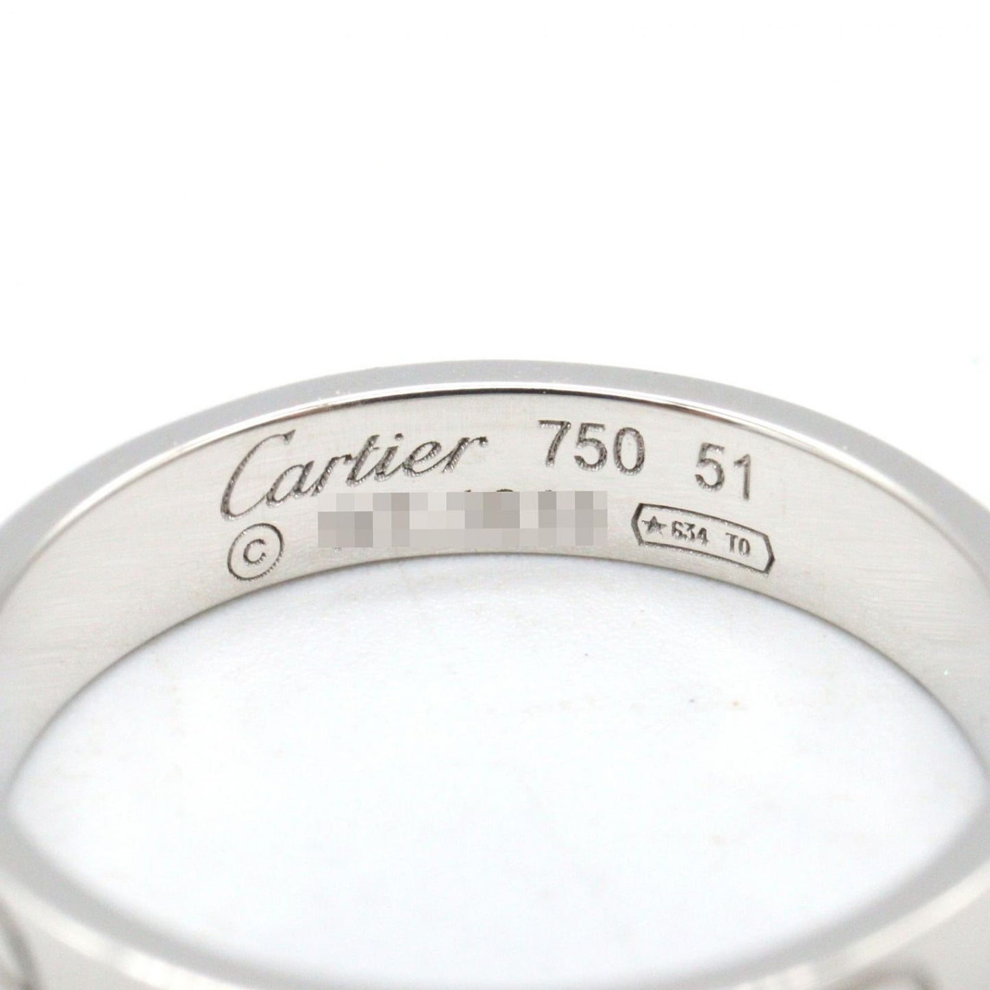 Cartier Ring Mini Love 18k White Gold — view 3