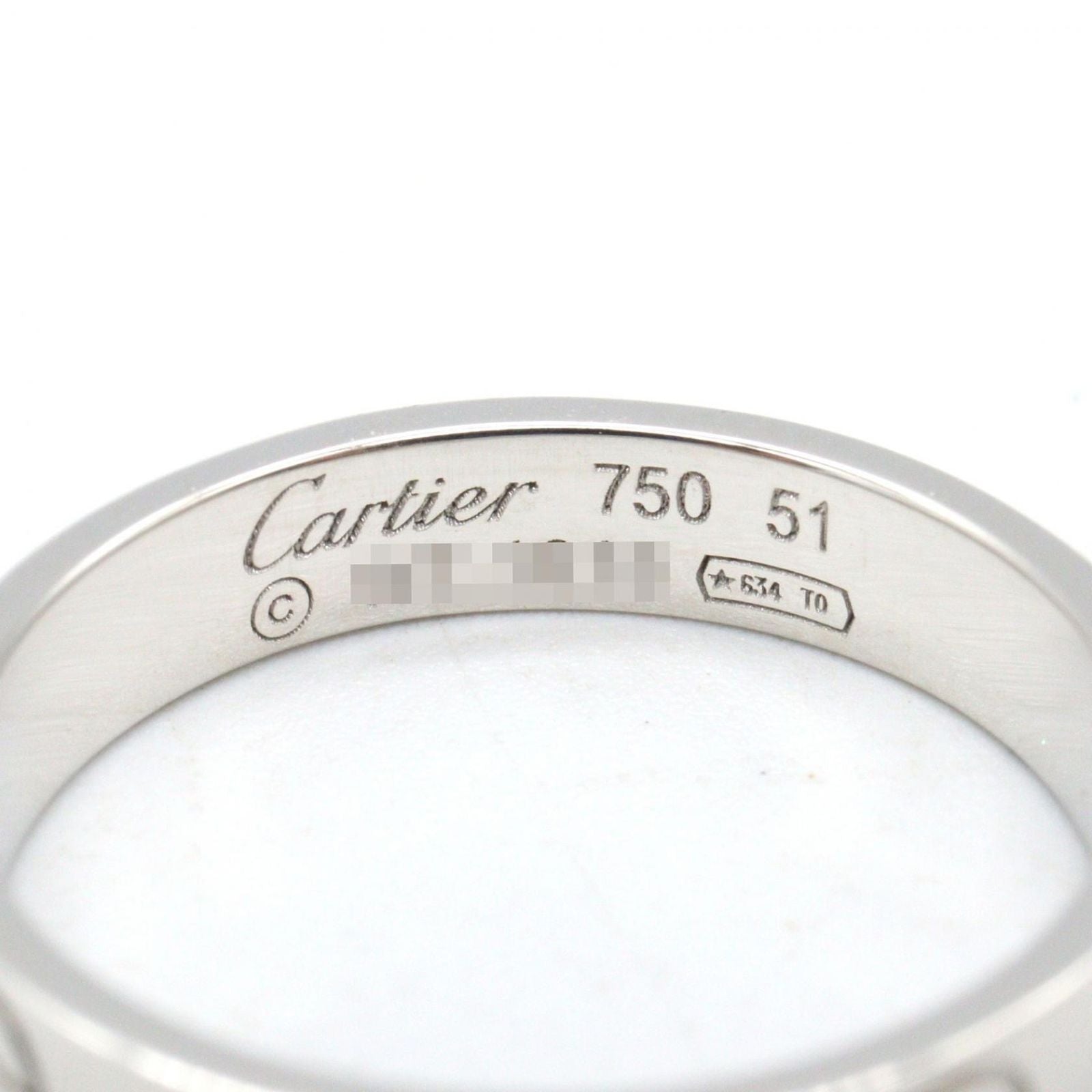Cartier Ring Mini Love 18k White Gold — view 3