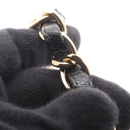 Chanel Tote Quilted Petite Shopping PST Black Caviar Leather Chain — view 9