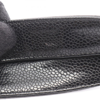 Chanel Tote Quilted Petite Shopping PST Black Caviar Leather Chain — view 8