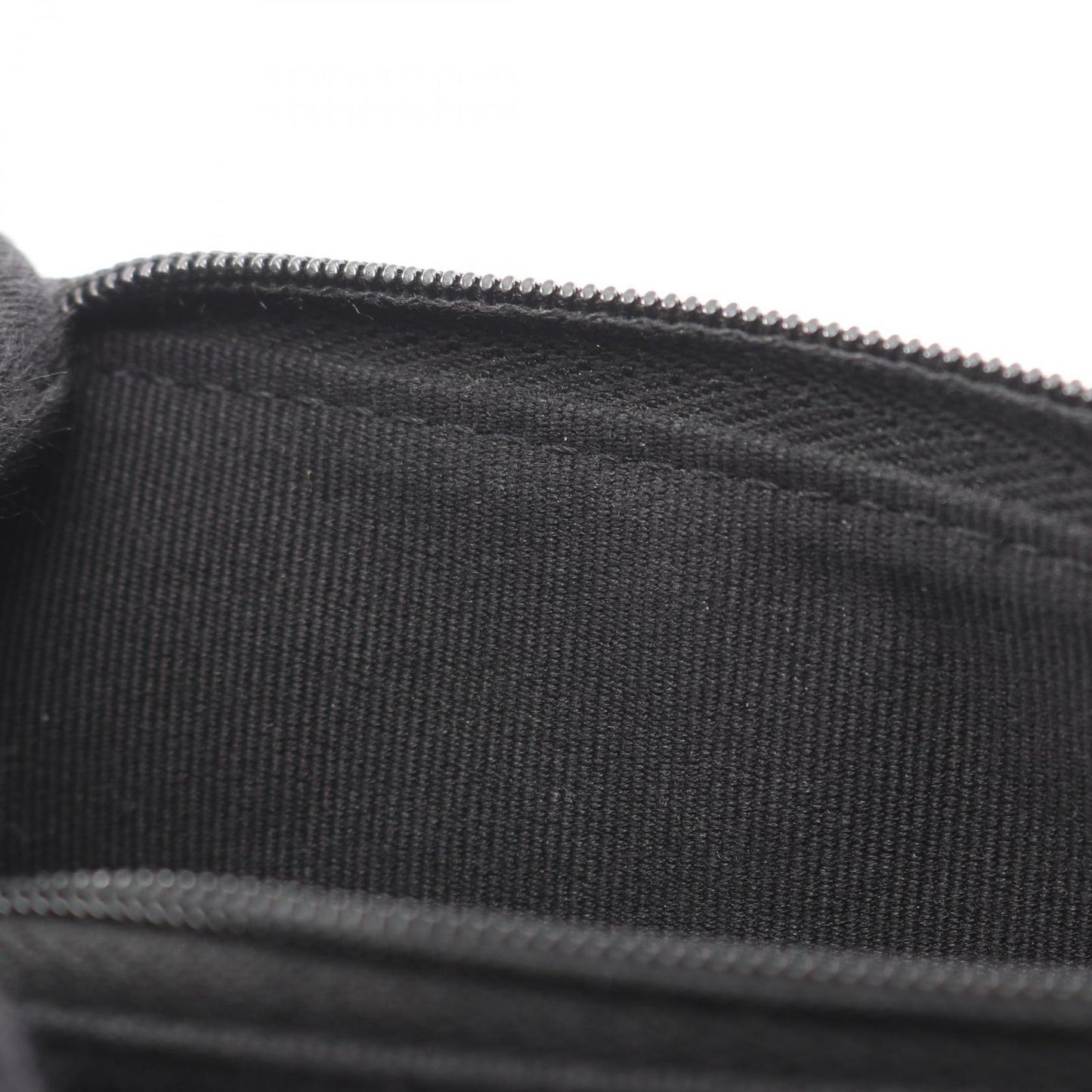 Chanel Shoulder Bag Quilted Chain Wallet Black Caviar Leather — view 7