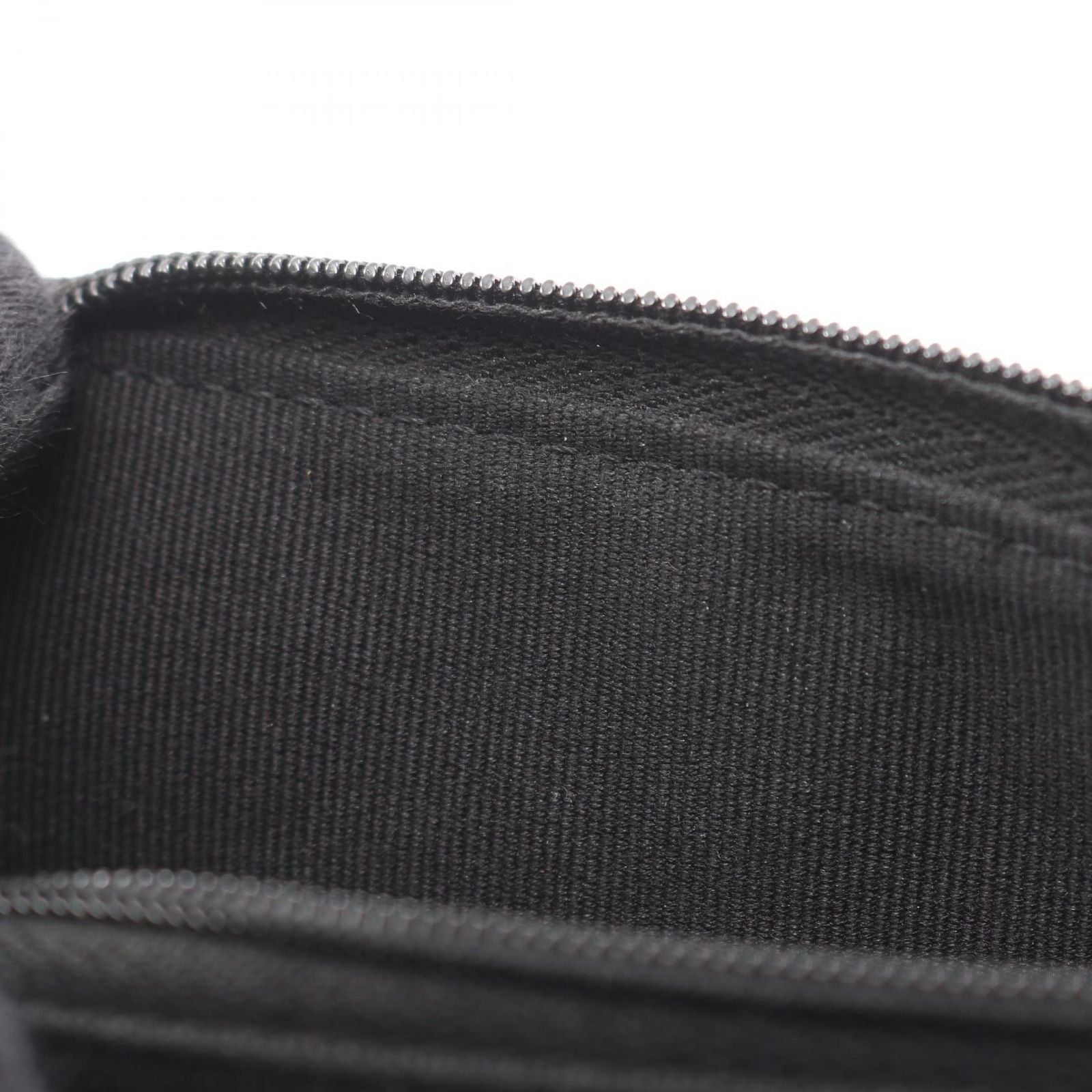Chanel Shoulder Bag Quilted Chain Wallet Black Caviar Leather — view 7