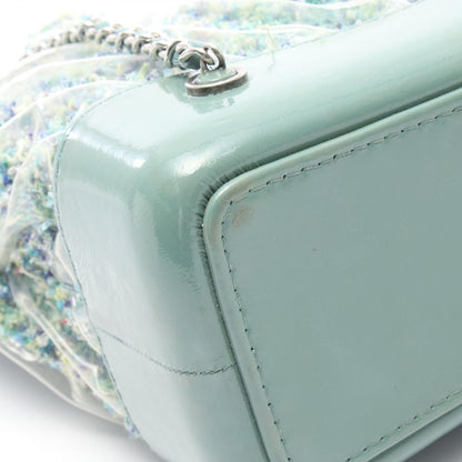 Chanel Backpack Gabriel de Small Emerald Green Fabric Vinyl — view 8
