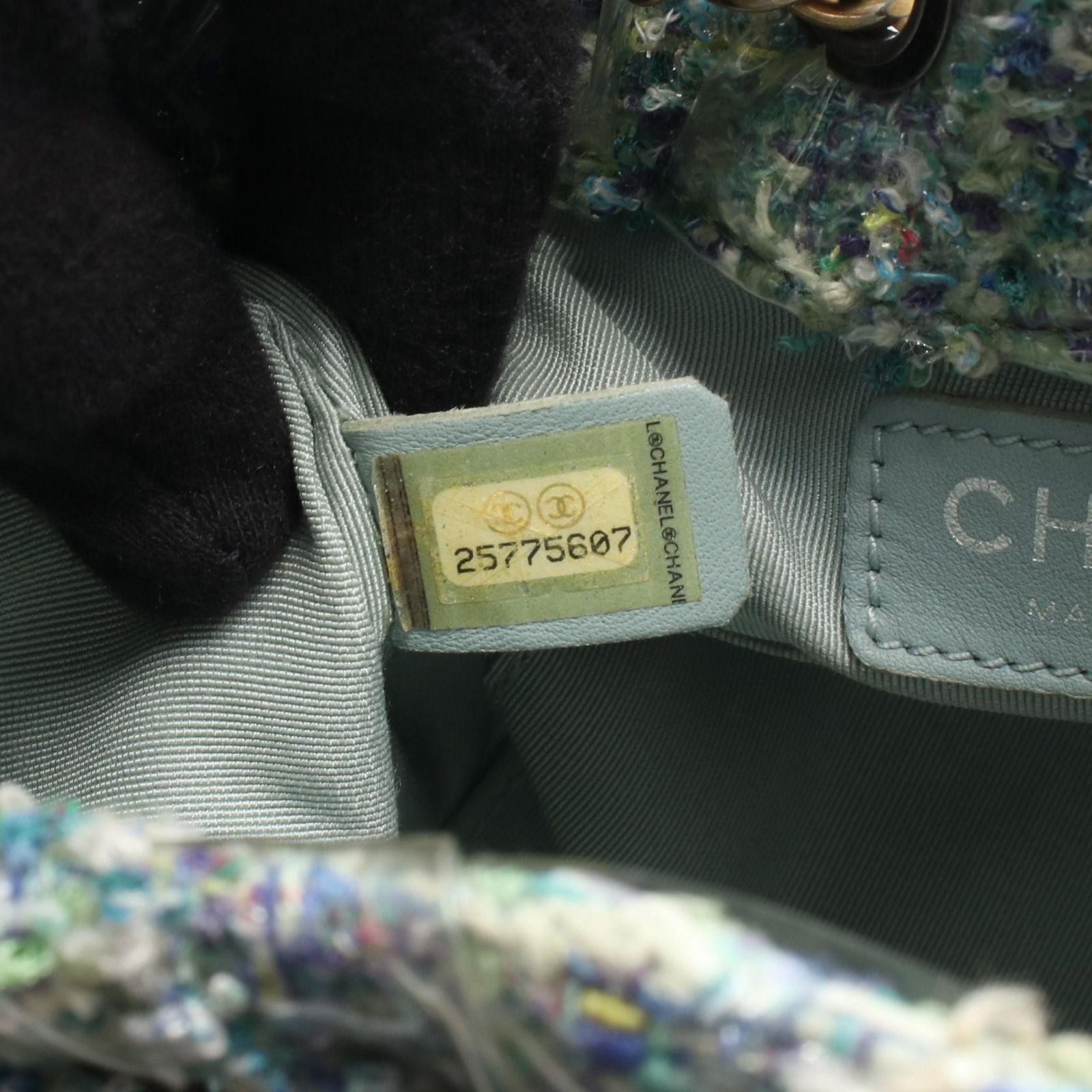 Chanel Backpack Gabriel de Small Emerald Green Fabric Vinyl — view 5