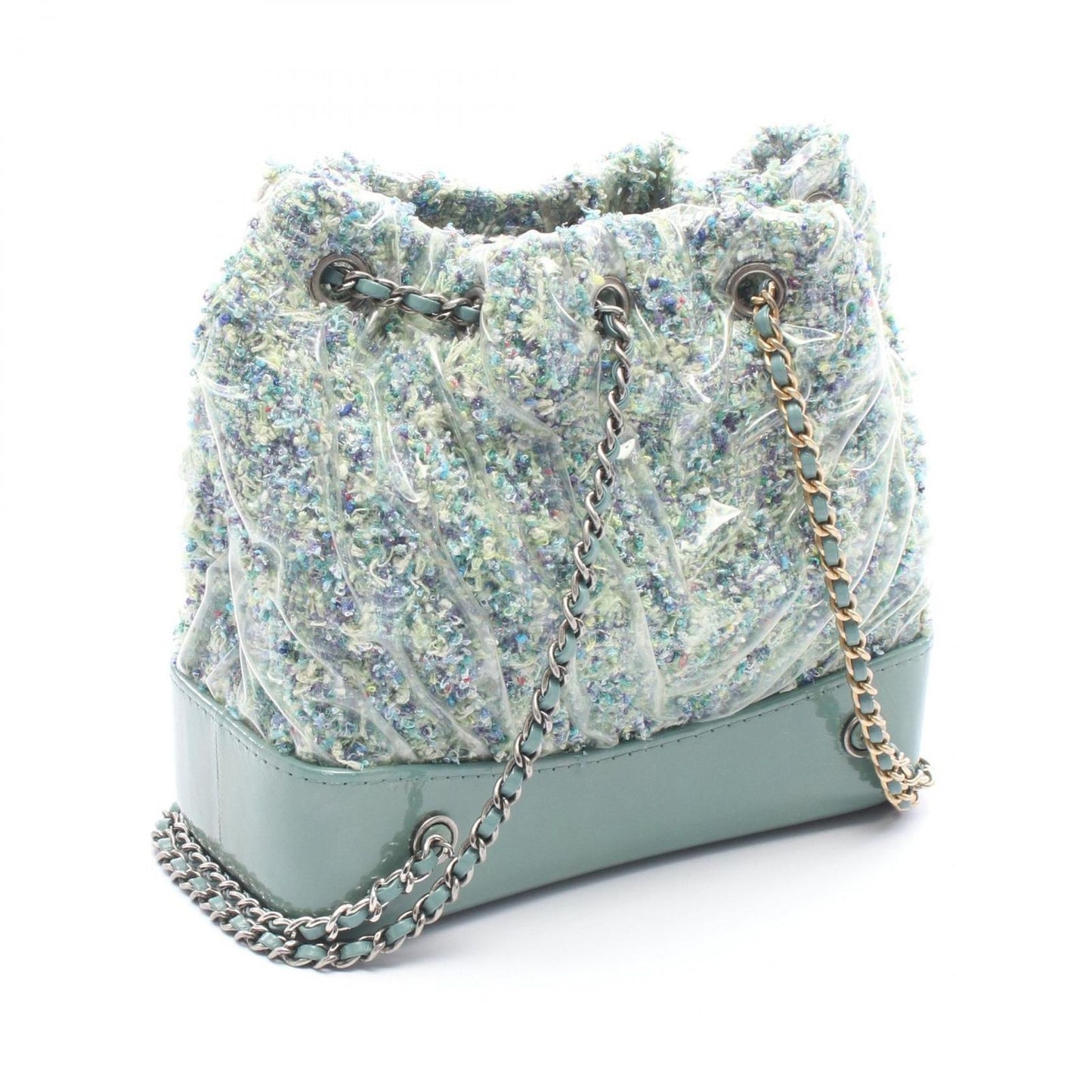 Chanel Backpack Gabriel de Small Emerald Green Fabric Vinyl — view 2